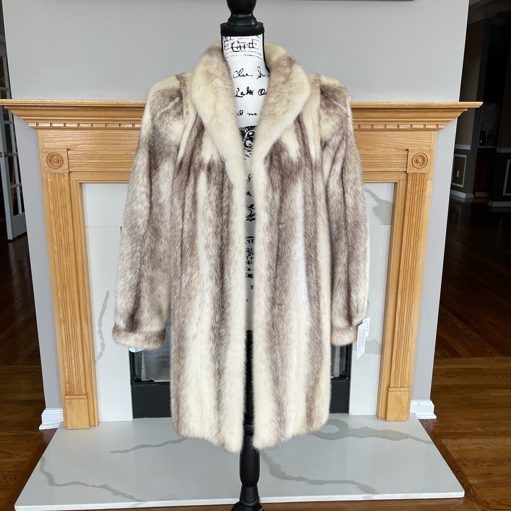 Cross Mink Coat
